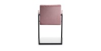 Chaise 'Brigotte' Velours Rose