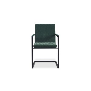 Chaise 'Brigotte' Velours Vert