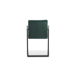 Chaise 'Brigotte' Velours Vert