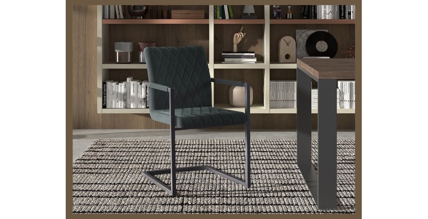 Chaise 'Brigotte' Velours Vert