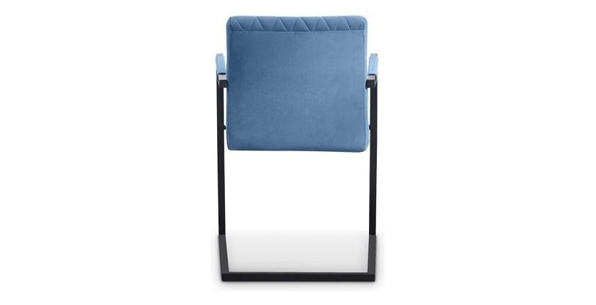 Chaise 'Brigotte' Velours Pétrol