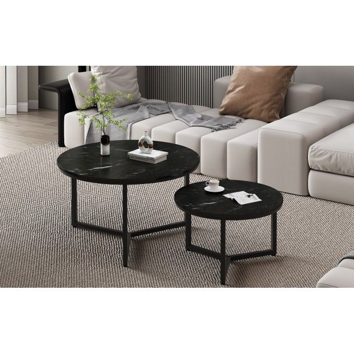 Table basse collection RAVENNO. Meuble type CONTEMPORAIN.