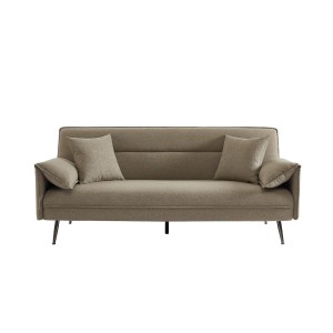 Canapé 3 places convertible beige collection SILAS
