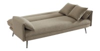 Canapé 3 places convertible beige collection SILAS