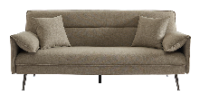 Canapé 3 places convertible beige collection SILAS