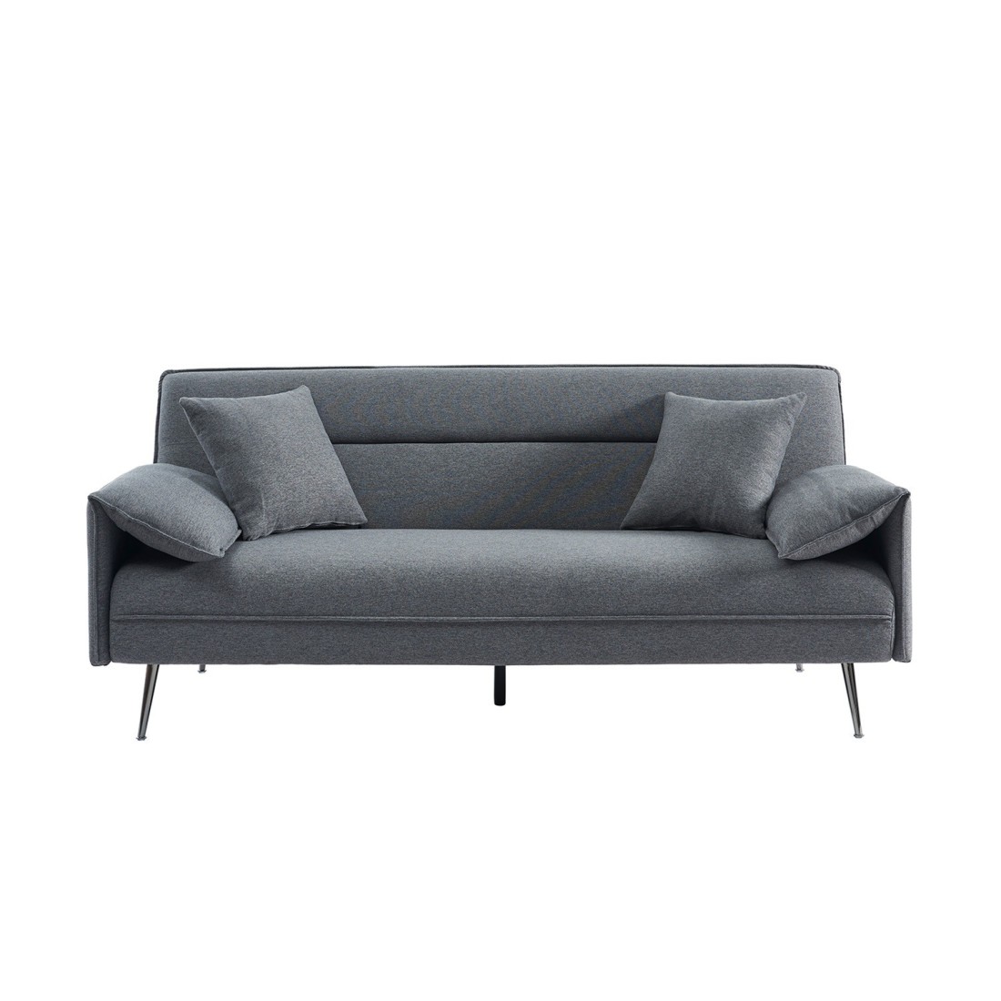 Canapé 3 places convertible gris collection SILAS