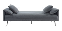 Canapé 3 places convertible gris collection SILAS