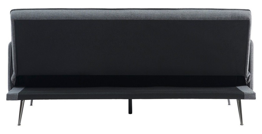 Canapé 3 places convertible gris collection SILAS