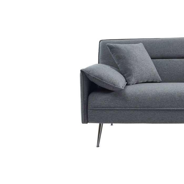Canapé 3 places convertible gris collection SILAS