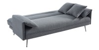 Canapé 3 places convertible gris collection SILAS