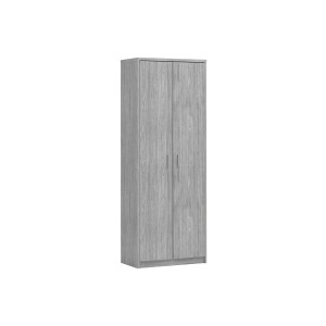 Armoire, collection SPACI, 2 portes, 72x148 cm, coloris chêne gris