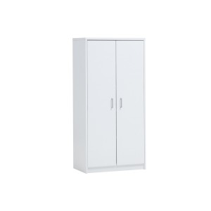 Armoire grand model, collection SPACI, 2 portes, 72x194 cm, coloris blanc