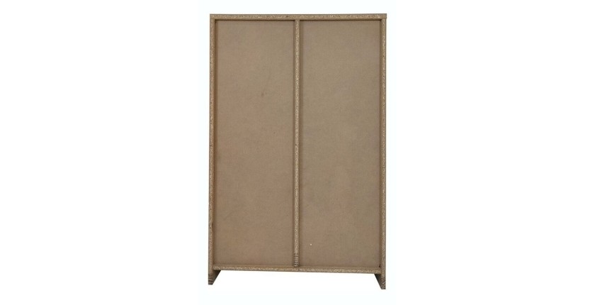 Commode  TOLLY 2 portes, 2 tiroirs, 110cm coloris chêne sonoma
