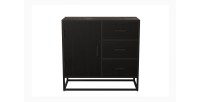 Commode MADEIRO bois exotique mangolia noir