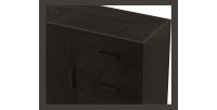 Commode MADEIRO bois exotique mangolia noir
