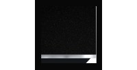 Meuble TV 120cm collection ZANTE avec 1porte. Couleur noir brillant pailleté
