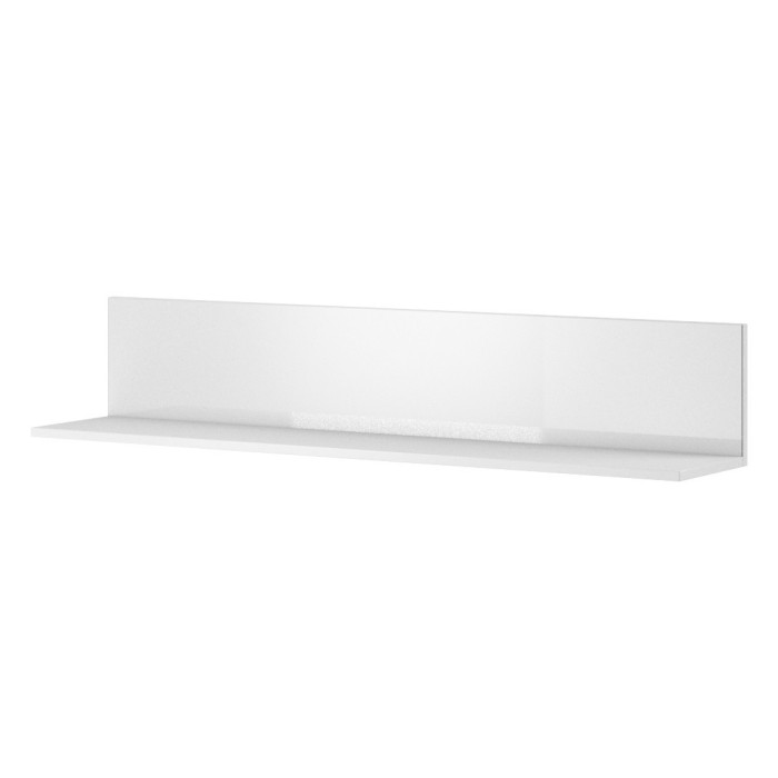 Etagère 120cm collection ZANTE. Coloris blanc brillant.