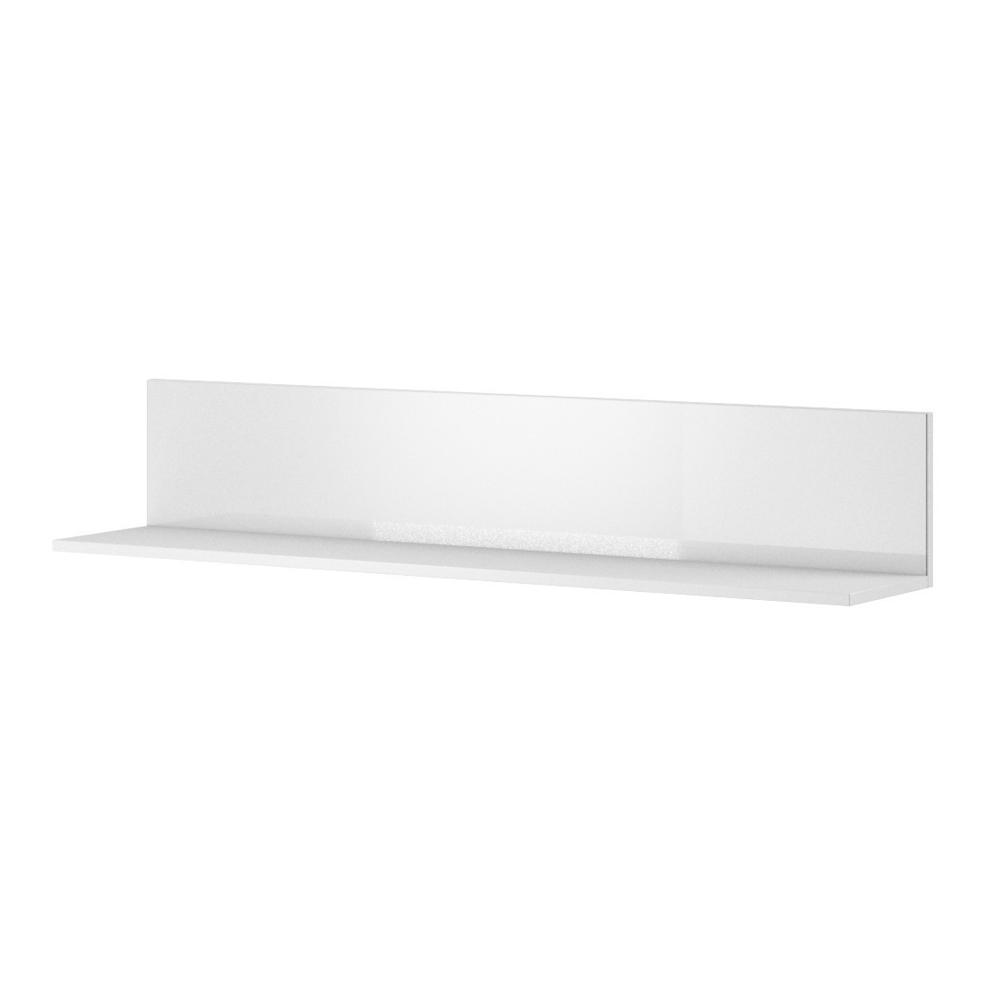 Etagère 120cm collection ZANTE. Coloris blanc brillant.