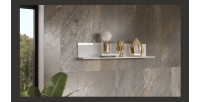 Etagère 120cm collection ZANTE. Coloris blanc brillant.