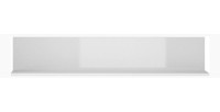 Etagère 120cm collection ZANTE. Coloris blanc brillant.