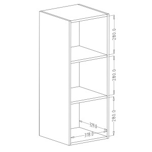Vitrine suspendue, 1 porte vitrée avec LED intégrée collection ZANTE. Coloris noir et gris brillant.