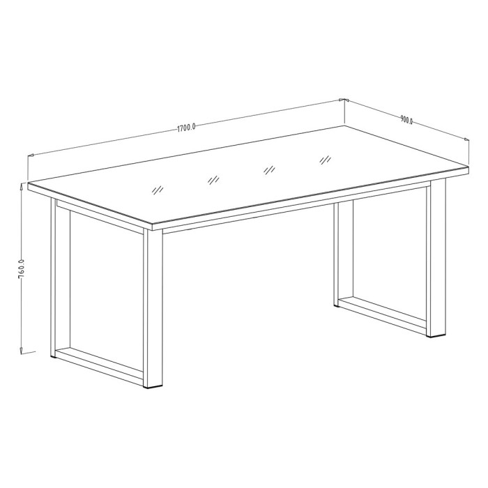 Table extensible 10 personnes pour salle à manger collection MILO coloris chêne.