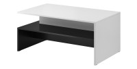 Table basse design collection RAMOS noir et blanc.