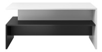 Table basse design collection RAMOS noir et blanc.