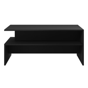 Ensemble de 7 meubles de salon collection RAMOS. Coloris noir brillant
