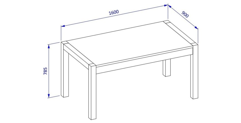 Table extensible 10 personnes pour salle à manger collection BOWIE coloris chêne et noir.