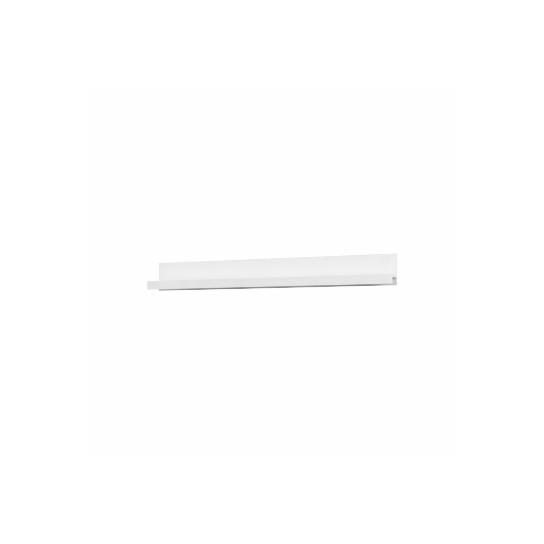 Étagère murale XL design 190cm Coloris blanc brillant. Collection BONO.