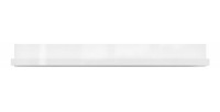 Étagère murale XL design 190cm Coloris blanc brillant. Collection BONO.