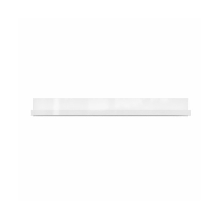 Étagère murale XL design 190cm Coloris blanc brillant. Collection BONO.