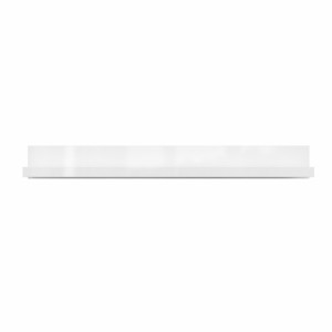Étagère murale XL design 190cm Coloris blanc brillant. Collection BONO.