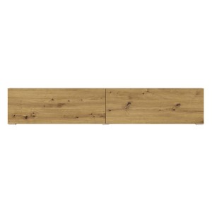 Meuble TV 180cm collection EVA. Couleur chêne et noir.