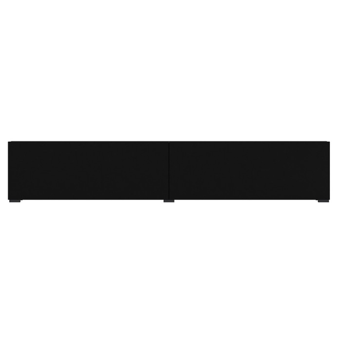 Meuble TV 180cm collection EVA. Couleur noir et chêne.