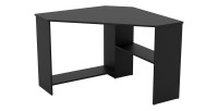Bureau d'angle design collection KARO coloris noir.