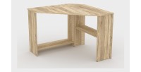Bureau d'angle design collection KARO coloris chêne.