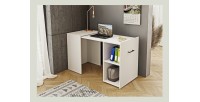 Bureau pliable spécial petite espace collection FLIP coloris blanc.