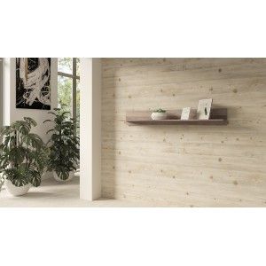 Étagère murale design 150cm Coloris chêne. Collection BELMONT.