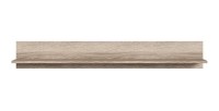 Étagère murale design 150cm Coloris chêne. Collection BELMONT.