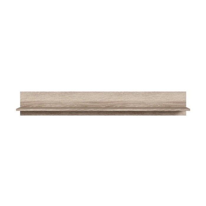 Étagère murale design 150cm Coloris chêne. Collection BELMONT.
