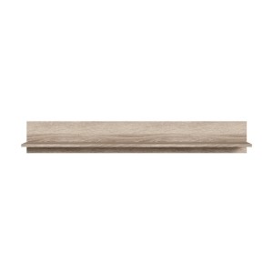 Étagère murale design 150cm Coloris chêne. Collection BELMONT.