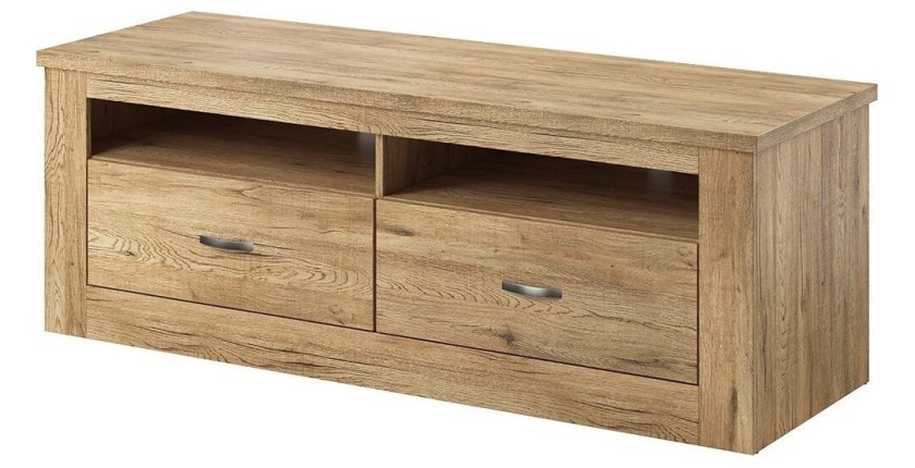 Meuble TV 150cm collection JUDY. Couleur chêne.