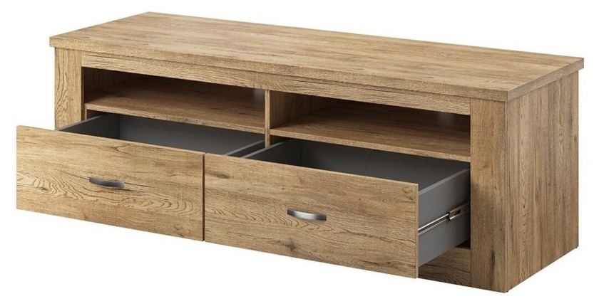 Meuble TV 150cm collection JUDY. Couleur chêne.