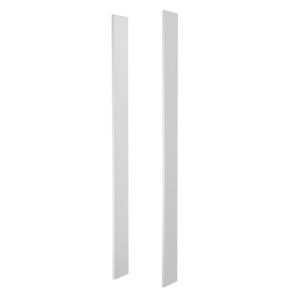 Joues de finitions pour dressing collection MODULO coloris blanc brillant.