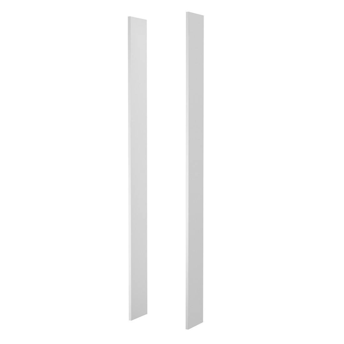 Joues de finitions pour dressing collection MODULO coloris blanc brillant.