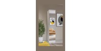 Joues de finitions pour dressing collection MODULO coloris blanc brillant.