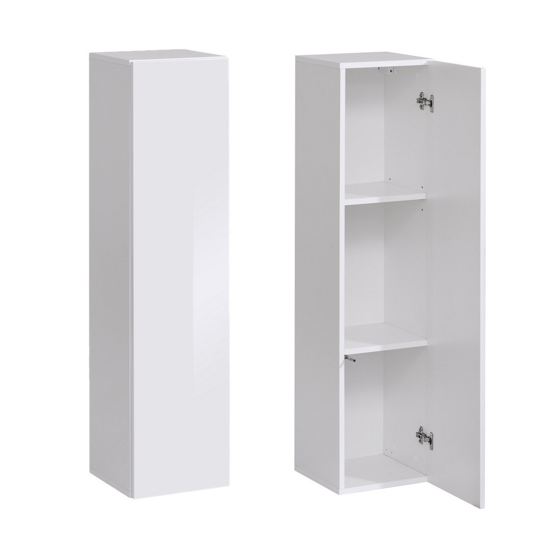 Armoire suspendue moyen modèle coloris blanc pour salon collection SWITCH.