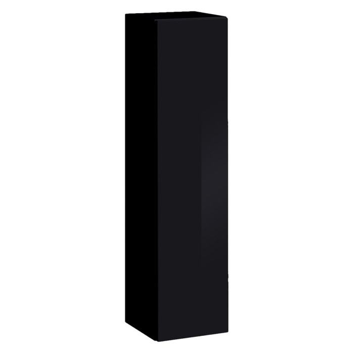 Armoire suspendue moyen modèle coloris noir pour salon collection SWITCH.